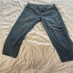 Classic Blue Relaxed Fit Jeans with Stretch